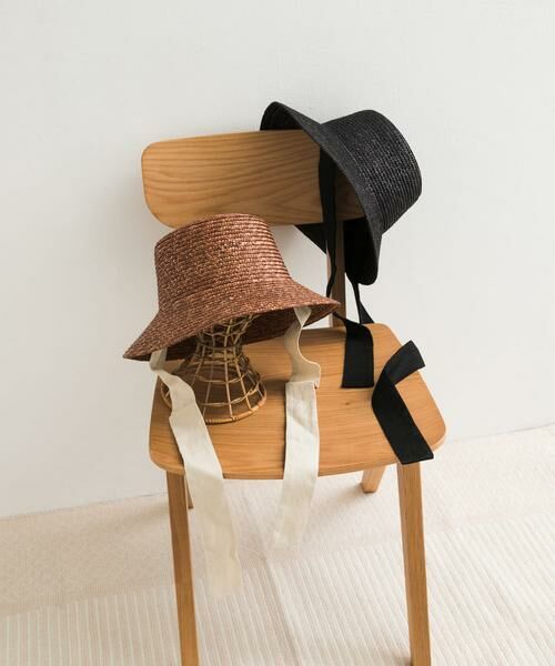 URBAN RESEARCH DOORS / アーバンリサーチ ドアーズ ハット | リボン麦わら帽子 | 詳細14
