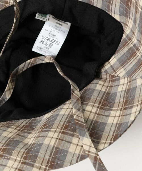 URBAN RESEARCH DOORS / アーバンリサーチ ドアーズ ハット | チェックバケハ | 詳細10