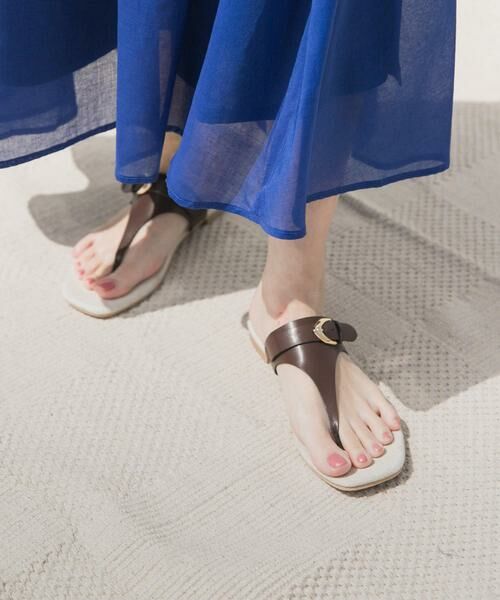 URBAN RESEARCH DOORS / アーバンリサーチ ドアーズ サンダル | キャンバスコンビトングサンダル | 詳細1