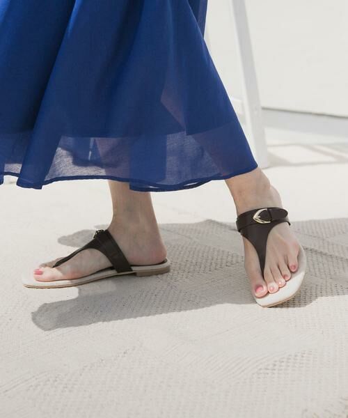 URBAN RESEARCH DOORS / アーバンリサーチ ドアーズ サンダル | キャンバスコンビトングサンダル | 詳細2