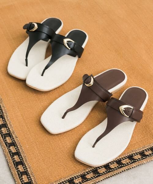 URBAN RESEARCH DOORS / アーバンリサーチ ドアーズ サンダル | キャンバスコンビトングサンダル | 詳細7