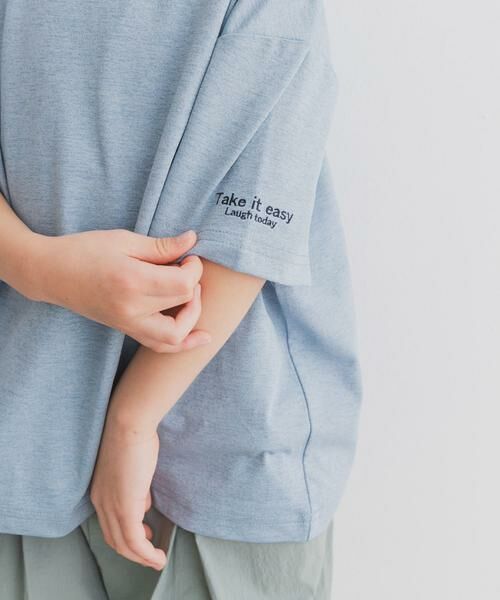 URBAN RESEARCH DOORS / アーバンリサーチ ドアーズ トップス | 『吸水速乾/接触冷感/イージーケア』『親子リンク』クイックドライショートスリーブTシャツ(KIDS) | 詳細4