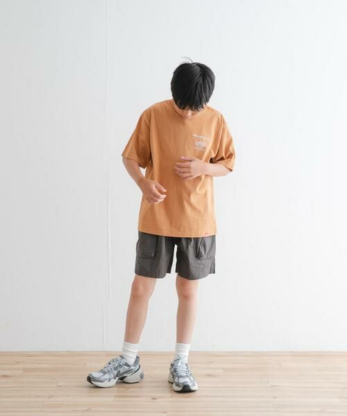 URBAN RESEARCH DOORS / アーバンリサーチ ドアーズ トップス | 『親子リンク/別注』MANHATTAN PORTAGE×DOORS　1ポイントプリントT(KIDS) | 詳細12