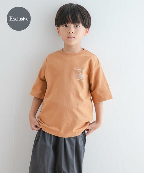 URBAN RESEARCH DOORS/アーバンリサーチ ドアーズ 『親子リンク/別注』MANHATTAN PORTAGE×DOORS 1ポイントプリントT(KIDS) オレンジ 120 URBAN RESEARCH DOORS/アーバンリサーチ ドアーズ 『親子リンク/別注』MANHATTAN PORTAGE×DOORS 1ポイントプリントT(KIDS) オレンジ 120