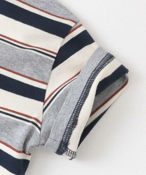 URBAN RESEARCH DOORS / アーバンリサーチ ドアーズ トップス | 『WEB/一部店舗限定サイズ』マルチボーダールーズTシャツ(KIDS) | 詳細20