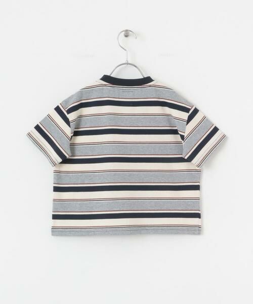 URBAN RESEARCH DOORS / アーバンリサーチ ドアーズ トップス | 『WEB/一部店舗限定サイズ』マルチボーダールーズTシャツ(KIDS) | 詳細21