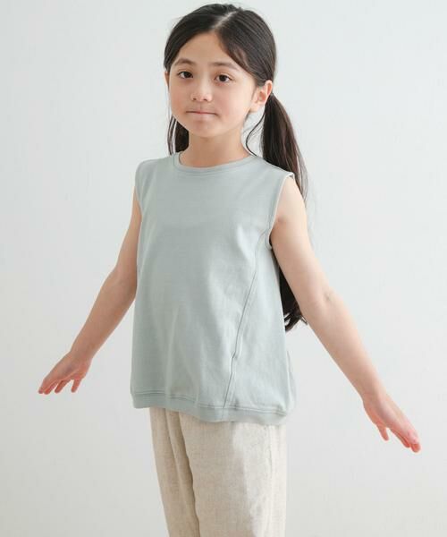 URBAN RESEARCH DOORS / アーバンリサーチ ドアーズ トップス | 『WEB/一部店舗限定サイズ』ヘビーウェイトコクーンスリーブ(KIDS) | 詳細13