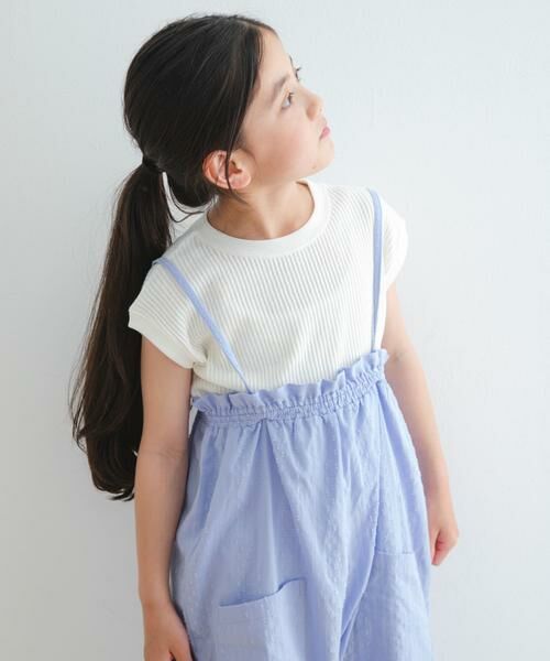 URBAN RESEARCH DOORS / アーバンリサーチ ドアーズ トップス | 『WEB/一部店舗限定サイズ』変形ワッフルノースリーブプルオーバー(KIDS) | 詳細5