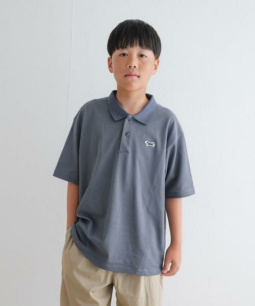 URBAN RESEARCH DOORS / アーバンリサーチ ドアーズ トップス | 『WEB/一部店舗限定』『別注』PENNEYS×DOORS　THEFOX鹿の子ポロシャツ(KIDS) | 詳細1