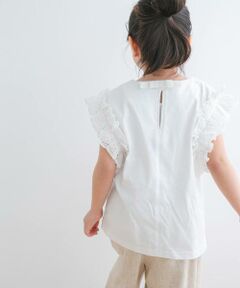 URBAN RESEARCH DOORS / アーバンリサーチ ドアーズ トップス | 袖レースフレンチスリーブカットソー(KIDS)