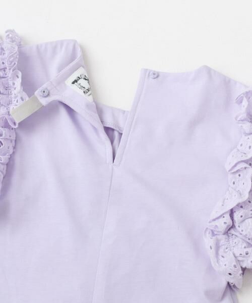 URBAN RESEARCH DOORS / アーバンリサーチ ドアーズ トップス | 袖レースフレンチスリーブカットソー(KIDS) | 詳細10