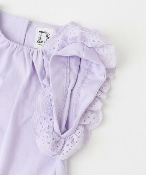 URBAN RESEARCH DOORS / アーバンリサーチ ドアーズ トップス | 袖レースフレンチスリーブカットソー(KIDS) | 詳細8