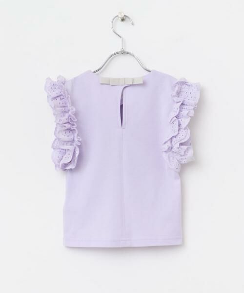 URBAN RESEARCH DOORS / アーバンリサーチ ドアーズ トップス | 袖レースフレンチスリーブカットソー(KIDS) | 詳細9