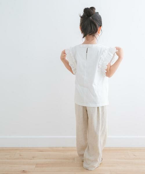 URBAN RESEARCH DOORS / アーバンリサーチ ドアーズ トップス | 袖レースフレンチスリーブカットソー(KIDS) | 詳細19