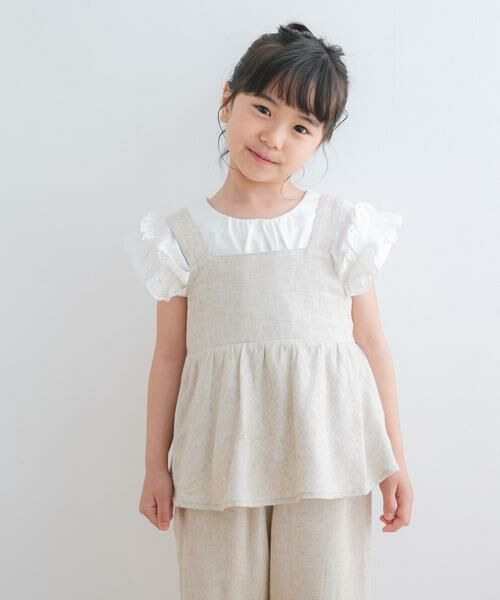 URBAN RESEARCH DOORS / アーバンリサーチ ドアーズ トップス | 袖レースフレンチスリーブカットソー(KIDS) | 詳細20