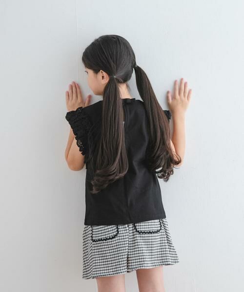 URBAN RESEARCH DOORS / アーバンリサーチ ドアーズ トップス | 袖レースフレンチスリーブカットソー(KIDS) | 詳細25