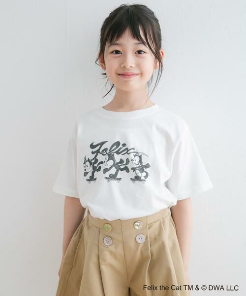 URBAN RESEARCH DOORS / アーバンリサーチ ドアーズ トップス | 『WEB/一部店舗限定サイズ』『別注』FELIX/Tシャツ(KIDS) | 詳細1