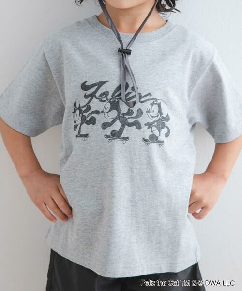 URBAN RESEARCH DOORS / アーバンリサーチ ドアーズ トップス | 『WEB/一部店舗限定サイズ』『別注』FELIX/Tシャツ(KIDS) | 詳細13