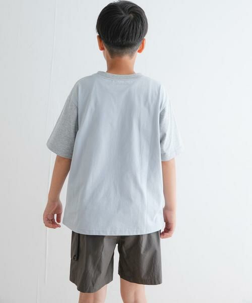 URBAN RESEARCH DOORS / アーバンリサーチ ドアーズ トップス | 『WEB/一部店舗限定サイズ』配色ロゴTシャツ(KIDS) | 詳細14