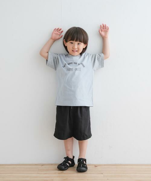 URBAN RESEARCH DOORS / アーバンリサーチ ドアーズ トップス | 『WEB/一部店舗限定サイズ』配色ロゴTシャツ(KIDS) | 詳細22