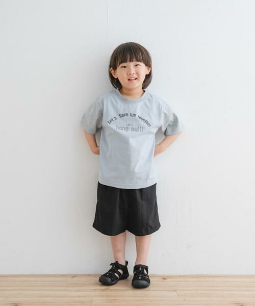 URBAN RESEARCH DOORS / アーバンリサーチ ドアーズ トップス | 『WEB/一部店舗限定サイズ』配色ロゴTシャツ(KIDS) | 詳細23