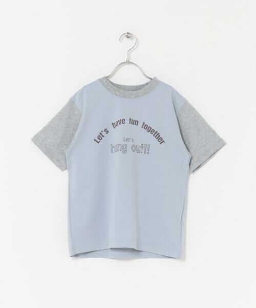 URBAN RESEARCH DOORS / アーバンリサーチ ドアーズ トップス | 『WEB/一部店舗限定サイズ』配色ロゴTシャツ(KIDS) | 詳細27