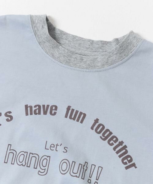 URBAN RESEARCH DOORS / アーバンリサーチ ドアーズ トップス | 『WEB/一部店舗限定サイズ』配色ロゴTシャツ(KIDS) | 詳細28