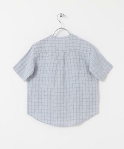 URBAN RESEARCH DOORS / アーバンリサーチ ドアーズ トップス | 『親子リンク』シルケットリネンバンドカラーシャツ(KIDS) | 詳細21