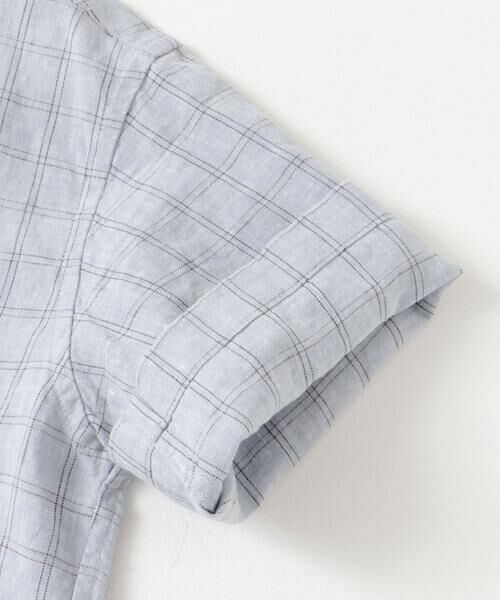 URBAN RESEARCH DOORS / アーバンリサーチ ドアーズ トップス | 『WEB/一部店舗限定』『親子リンク』シルケットリネンバンドカラーシャツ(KIDS) | 詳細11