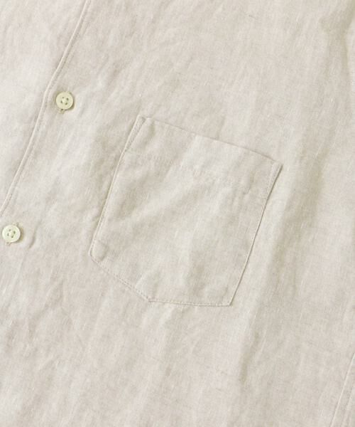 URBAN RESEARCH DOORS / アーバンリサーチ ドアーズ トップス | 『WEB/一部店舗限定』『親子リンク』シルケットリネンバンドカラーシャツ(KIDS) | 詳細22