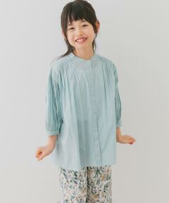 URBAN RESEARCH DOORS / アーバンリサーチ ドアーズ トップス | 『親子リンク』コットンボイルギャザーブラウス(KIDS)