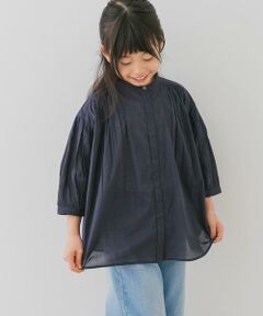 URBAN RESEARCH DOORS / アーバンリサーチ ドアーズ トップス | 『親子リンク』コットンボイルギャザーブラウス(KIDS)