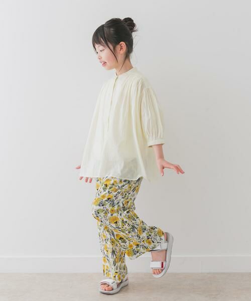 URBAN RESEARCH DOORS / アーバンリサーチ ドアーズ トップス | 『親子リンク』コットンボイルギャザーブラウス(KIDS) | 詳細3