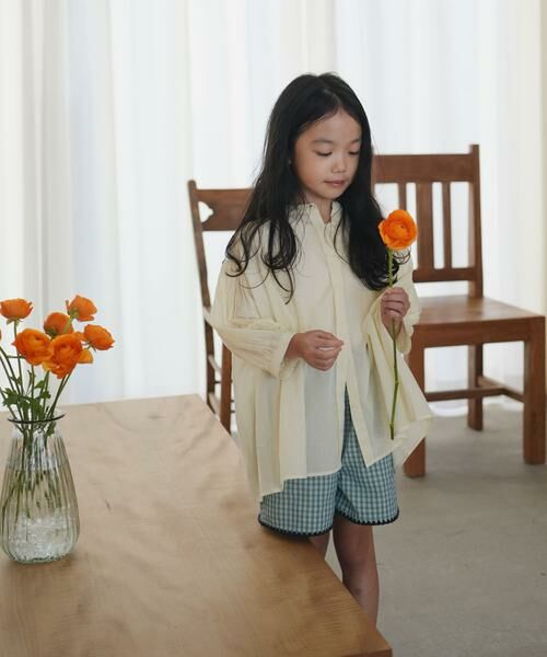 URBAN RESEARCH DOORS / アーバンリサーチ ドアーズ トップス | 『親子リンク』コットンボイルギャザーブラウス(KIDS) | 詳細7