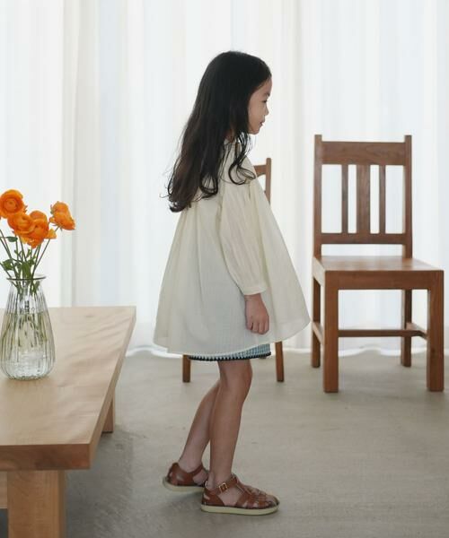 URBAN RESEARCH DOORS / アーバンリサーチ ドアーズ トップス | 『親子リンク』コットンボイルギャザーブラウス(KIDS) | 詳細9