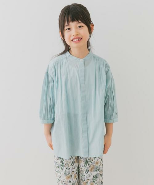 URBAN RESEARCH DOORS / アーバンリサーチ ドアーズ トップス | 『親子リンク』コットンボイルギャザーブラウス(KIDS) | 詳細14