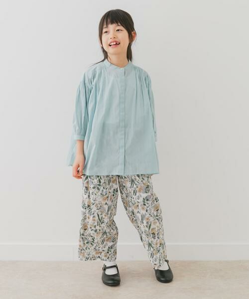 URBAN RESEARCH DOORS / アーバンリサーチ ドアーズ トップス | 『親子リンク』コットンボイルギャザーブラウス(KIDS) | 詳細16