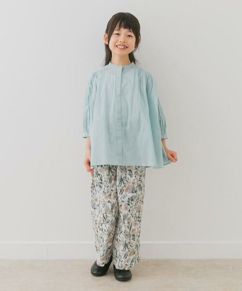 URBAN RESEARCH DOORS / アーバンリサーチ ドアーズ トップス | 『親子リンク』コットンボイルギャザーブラウス(KIDS) | 詳細17