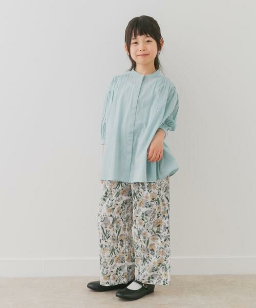 URBAN RESEARCH DOORS / アーバンリサーチ ドアーズ トップス | 『親子リンク』コットンボイルギャザーブラウス(KIDS) | 詳細18