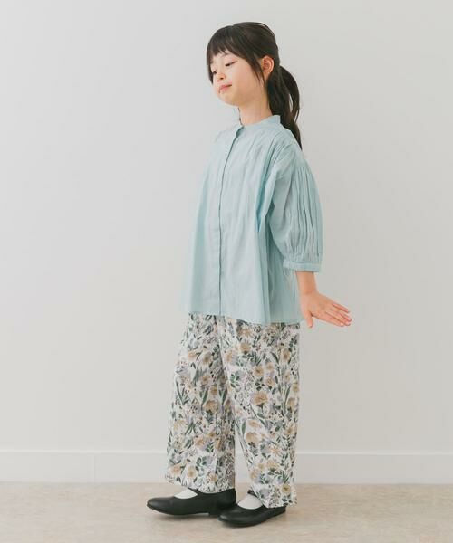 URBAN RESEARCH DOORS / アーバンリサーチ ドアーズ トップス | 『親子リンク』コットンボイルギャザーブラウス(KIDS) | 詳細19
