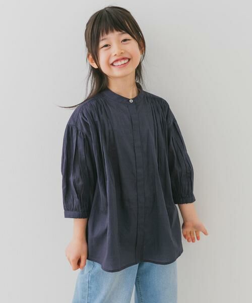 URBAN RESEARCH DOORS / アーバンリサーチ ドアーズ トップス | 『親子リンク』コットンボイルギャザーブラウス(KIDS) | 詳細26