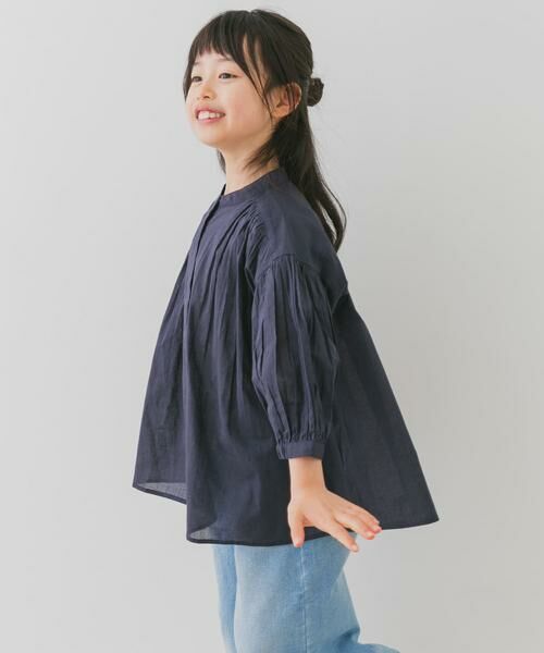 URBAN RESEARCH DOORS / アーバンリサーチ ドアーズ トップス | 『親子リンク』コットンボイルギャザーブラウス(KIDS) | 詳細27