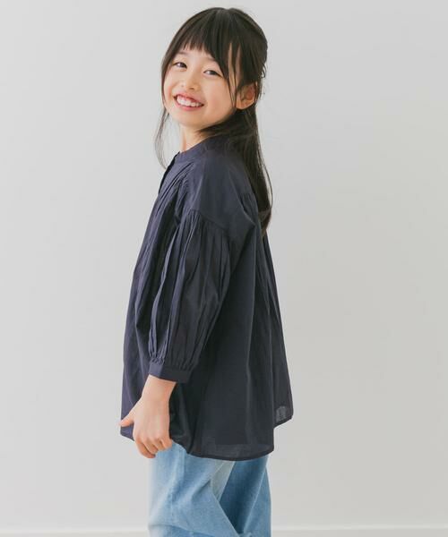 URBAN RESEARCH DOORS / アーバンリサーチ ドアーズ トップス | 『親子リンク』コットンボイルギャザーブラウス(KIDS) | 詳細29