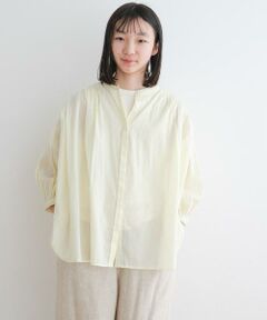 URBAN RESEARCH DOORS / アーバンリサーチ ドアーズ トップス | 『WEB/一部店舗限定』『親子リンク』コットンボイルギャザーブラウス(KIDS)