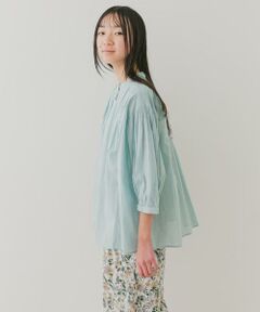 URBAN RESEARCH DOORS / アーバンリサーチ ドアーズ トップス | 『WEB/一部店舗限定』『親子リンク』コットンボイルギャザーブラウス(KIDS)