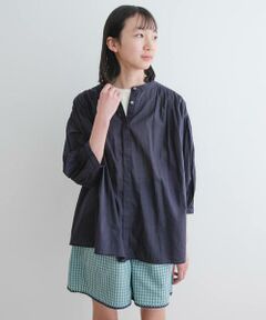 URBAN RESEARCH DOORS / アーバンリサーチ ドアーズ トップス | 『WEB/一部店舗限定』『親子リンク』コットンボイルギャザーブラウス(KIDS)