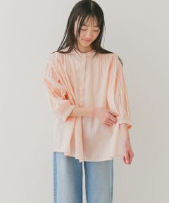 URBAN RESEARCH DOORS / アーバンリサーチ ドアーズ トップス | 『WEB/一部店舗限定』『親子リンク』コットンボイルギャザーブラウス(KIDS)