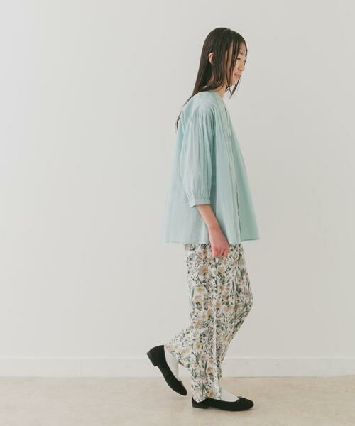URBAN RESEARCH DOORS / アーバンリサーチ ドアーズ トップス | 『WEB/一部店舗限定』『親子リンク』コットンボイルギャザーブラウス(KIDS) | 詳細15