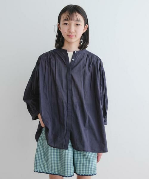 URBAN RESEARCH DOORS / アーバンリサーチ ドアーズ トップス | 『WEB/一部店舗限定』『親子リンク』コットンボイルギャザーブラウス(KIDS) | 詳細20