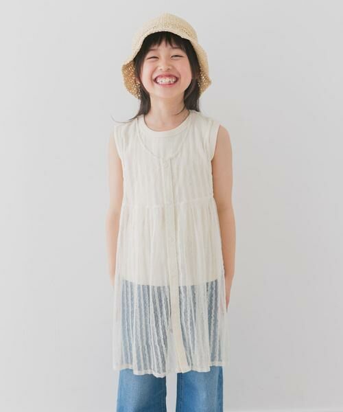 URBAN RESEARCH DOORS / アーバンリサーチ ドアーズ トップス | 『WEB/一部店舗限定サイズ』チュールチュニック(KIDS) | 詳細1